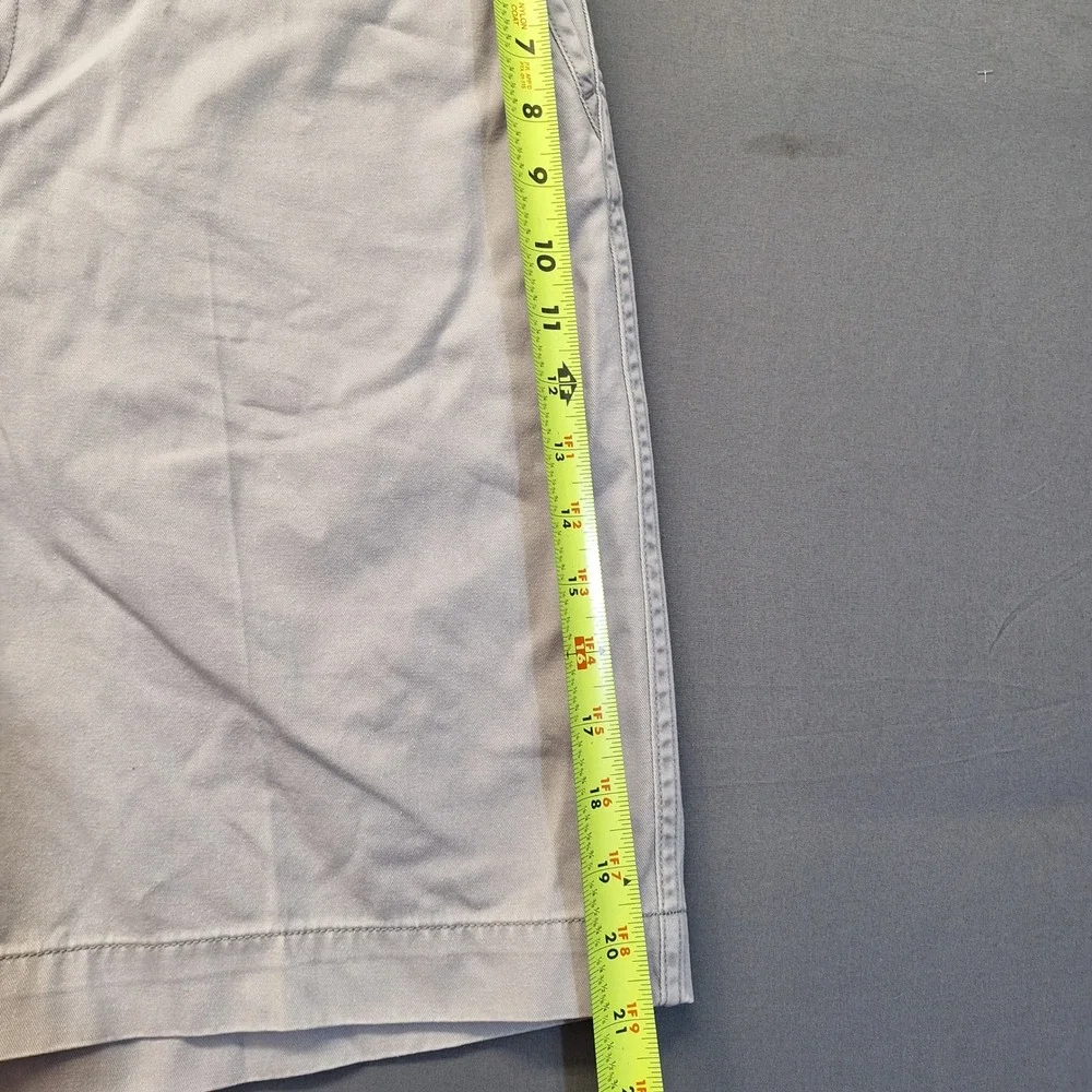 Polo Ralph Lauren Relaxed Fit Chino Shorts Mens 35 Light Grey Cotton Twill 0991‎